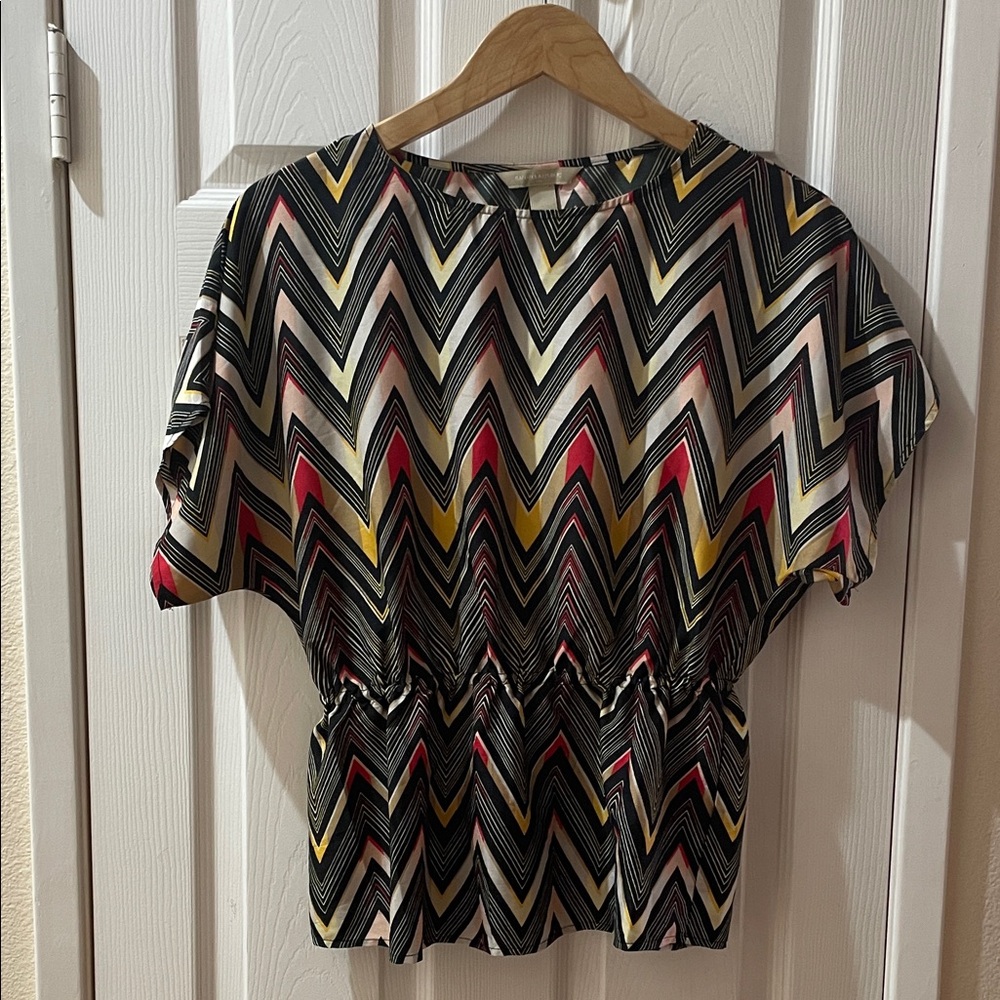 Banana Republic Print Blouse - Small